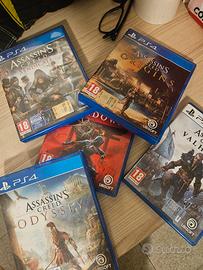 giochi ps5 ps4 assasin's creed  leggere descrizion