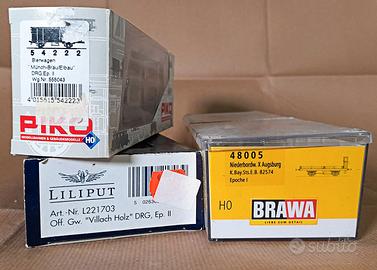 Lotto 3 carri DRG e K Bay Sts E B scala 1/87