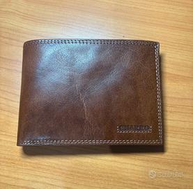 Portafoglio Charro originale in pelle marrone