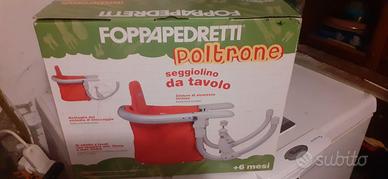 Seggiolone tavolo foppapedretti