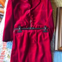 Tailleur in coniglia bordeaux