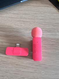 Microfono Wireless BOYA BY-V1-RX Rosa - iPhone