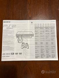 Manuale istruzioni PlayStation 2 fat SCPH-30004