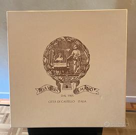 Raffinato set da tavolo in TELA UMBRA, (lino)