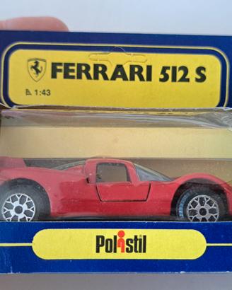 polistil Ferrari 512 s  made in italy scala 1/43