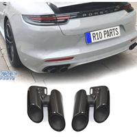 TERMINALI SCARICO PORSCHE PANAMERA 17- LOOK S NERO
