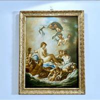 Dipinto Olio su Rame 19th century barocco