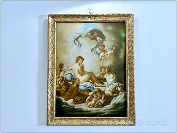 Dipinto Olio su Rame 19th century barocco