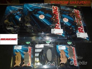 Kit 3 dischi freno braking wave + pastiglie freno