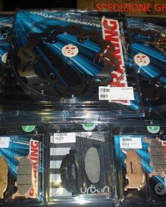 Kit 3 dischi freno braking wave + pastiglie freno