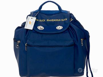 MANDARINA DUCK Zaino Utility blu NUOVO con tag