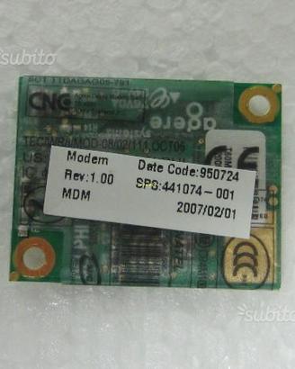 Modem per notebook hp - compaq: agere 441074-001