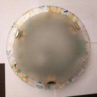 Plafoniera vetro colorato