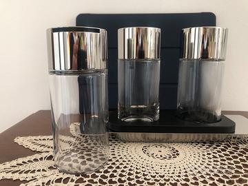 Set  condimenti ALESSI olio - aceto -formaggio
