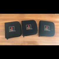 Set 3 porta CD Playstation Originale 