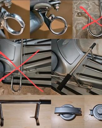 modelli Vespa poggiapiedi pezzi 4 bobina gommini 