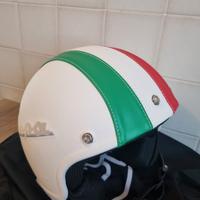 casco con scritta VESPA TG 55 56 small