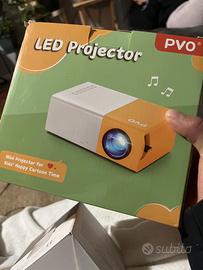 PVO Mini Projector Portable For Cartoon, Outdoor V