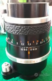 obiettivo zeiss Jena 135 mm moltiplicatore focale 