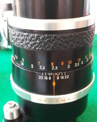 obiettivo teleobiettivo zeiss Jena 135 exakta