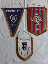 3 Gagliardetti Empoli Cremonese Parma calcio