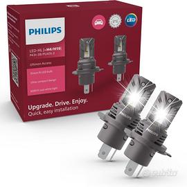 lampadine led fari auto h4 6000k set 2