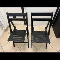 2 sedie pieghevoli  Zanotta