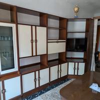 Mobile soggiorno in noce anni '70