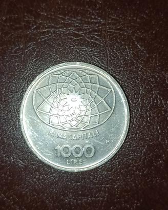 Lire 1000 ARGENTO "ROMA CAPITALE"  1970