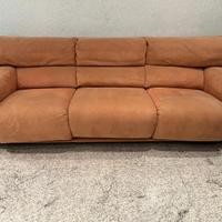 Divano letto 3 posti + poltrona  in alcantara