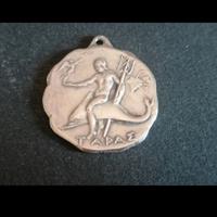 medaglia commemorativa argento 800 città di Tarant