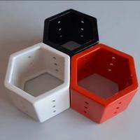 3 lanterne portacandela design grigato vintage 70