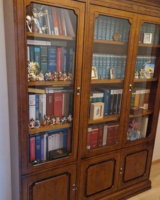 Libreria con Vetrina 6 ante con Swarovski