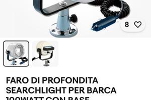 Faretto barca mai usato