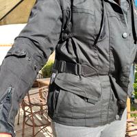 GIACCA MOTO DONNA, 4 STAGIONI, CON PROTEZIONI