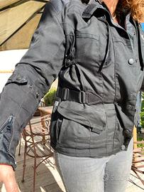 GIACCA MOTO DONNA, 4 STAGIONI, CON PROTEZIONI