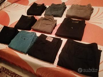 lotto di 12 pantaloni taglie forti vestiti usati