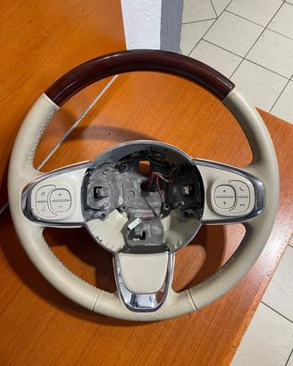 Volante Fiat 500 in legno
