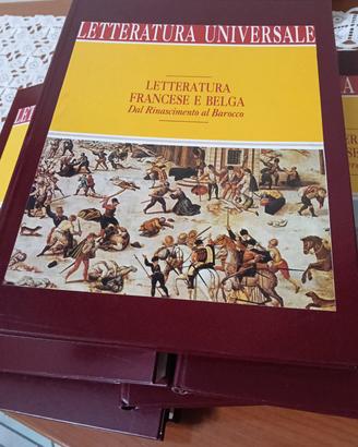 collezione di libri riguardante letteratura univer