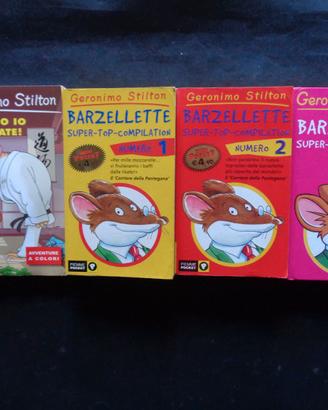 GERONIMO STILTON-n. 4 pezzi [B7]