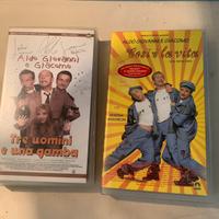 2 VHS tre uomii e una gamba+così è la vita