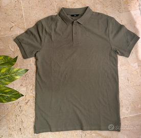 Polo verde oliva uomo C&A