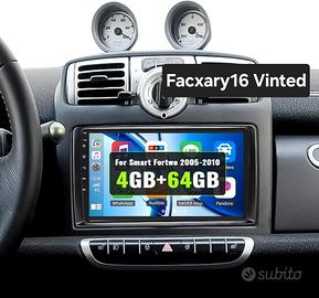 Autoradio per Smart Fortwo 451 anno 2005-2010