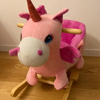 Cavallo a dondolo unicorno