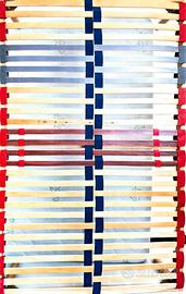 Rete a doghe con materasso in memory