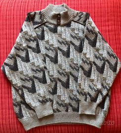 Maglione vintage lana anni 80-90, XXL/oversize