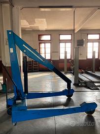 Gru idraulica a carrello