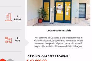 Locale zona Sferracavalli, 40 mq
