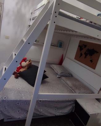 letto a castello matrimoniale