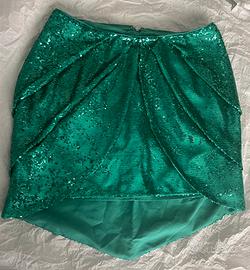 Gonna verde con strass Motivi Smart couture